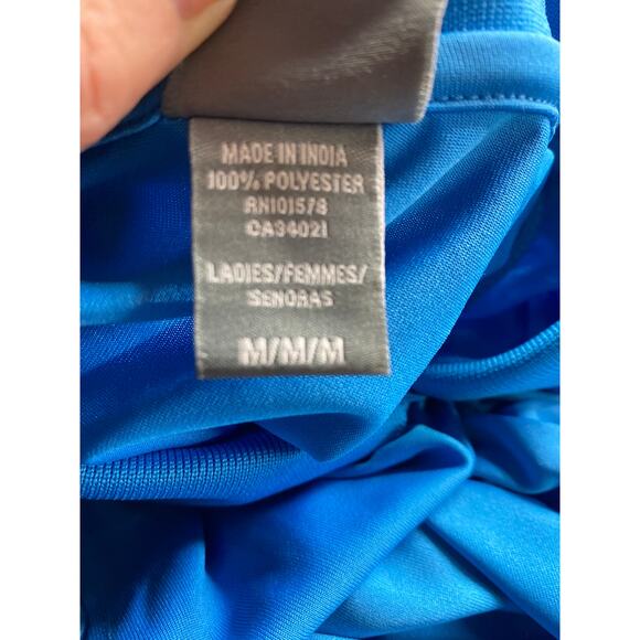 Brand New Page and Tuttle Men's Medium Blue Short Sleeve Polo Shirt Scotchguard - Picture 5 of 5